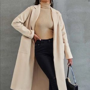 Long Beige Coat